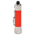 Flashlight - 1 Led with Key Ring - Red